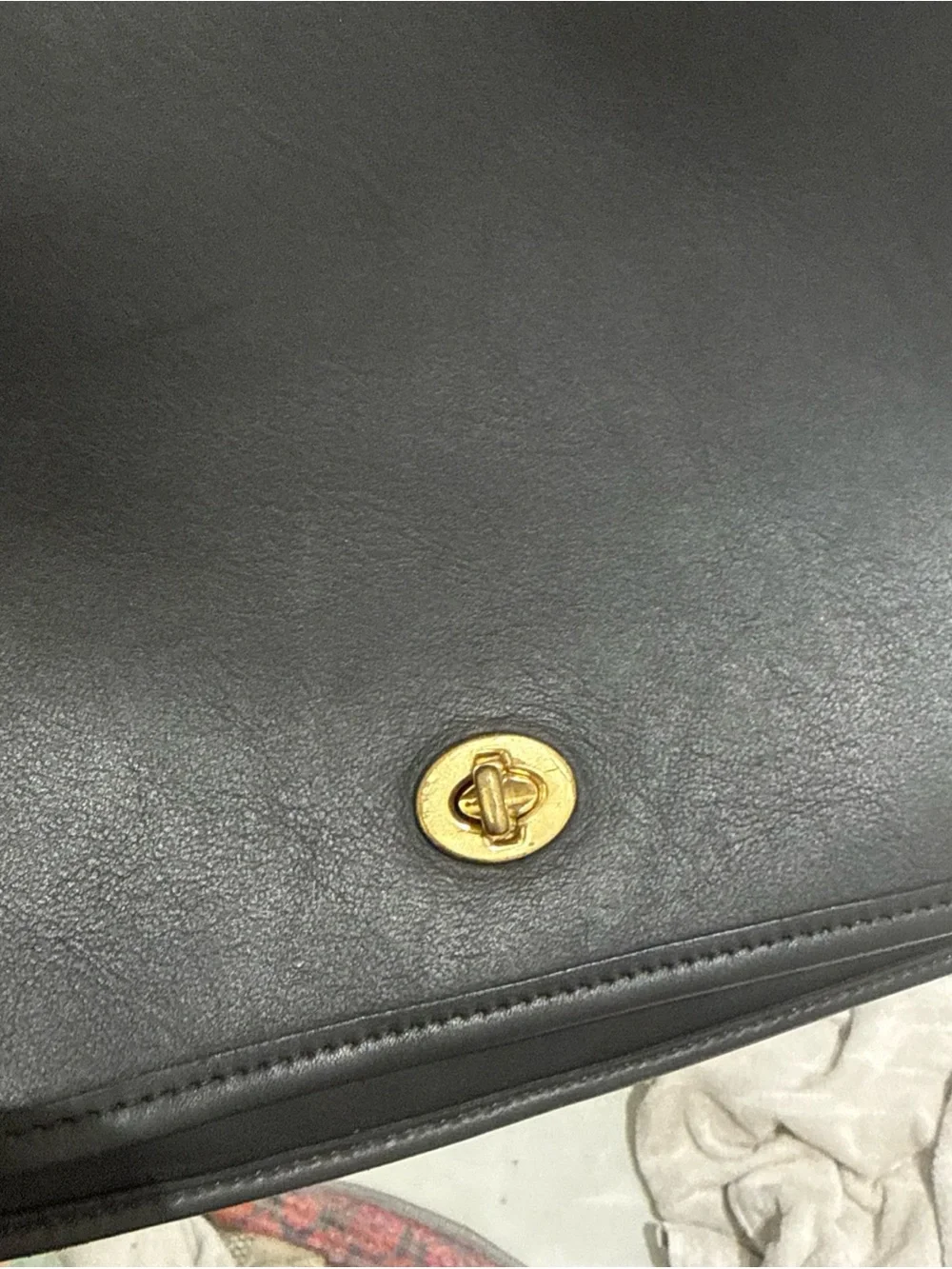 Coach Black Leather Crossbody Bag with Gold Hardware - Picture 6 of 16